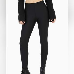 Blackmilk Matte Black Leggings, Size M
